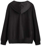 Women's Casual Sweatshirt Long Sleeve Graphic Print Drawstring Hoodie Pullover