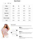 Women's Bow Self Tie Scalloped Cut Out Short Sleeve Elegant Office Work Tunic Blouse Top