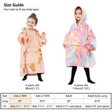 Wearable Blanket Hoodie for Adults Sherpa All Patterns Oversized Sweatshirt Blanket with Pockets