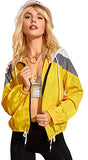 Women's Casual Long Sleeve Zip Up Lightweight Outwear Bomber Hooded Jacket