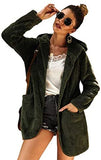 Women's Fauxs Fur Hooded Teddy Coat Long Sleeve Jacket Outwear