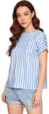 Women's Round Neck Short Sleeve Tops Cartoon Printed T Shirts