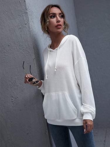 Women's Hoodie Sweatshirts Casual Long Sleeve Pullover Top with Pockets