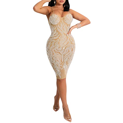 Women Sexy Dress Hot Drilling Process Sexy Dress Party Club Night Dres – Divahotcouture