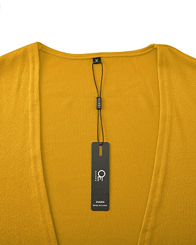 Women's Leopard Print Open Front Cardigan Shirt with Pockets Long Sleeve Lightweight Coat(Leopard01,M)