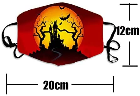 Halloween Decorations Facemask Reusable Face Bandana Decorative Face_Mask Scarf