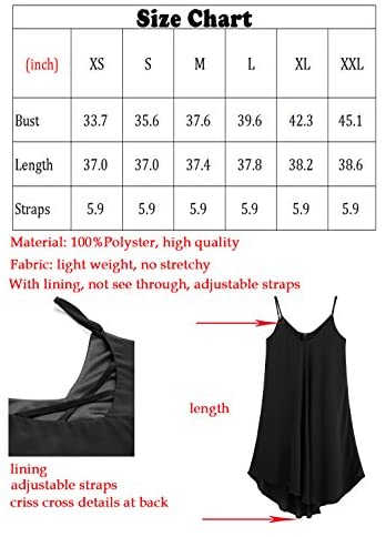 Women's Summer Spaghetti Strap Sundress Sleeveless Beach Slip Dress