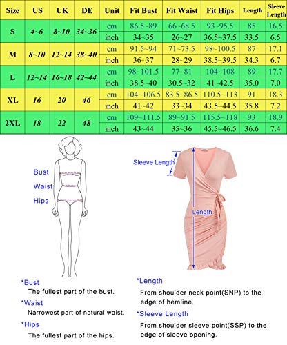 LIUMILAC Pink Dresses for Women Homecoming Dresses Outfit Fall Party Dresses Pink S