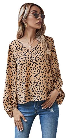 Women's Leopard Print-Shirts