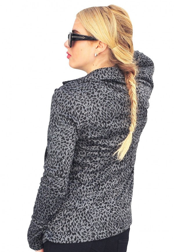 Trendy Leopard Print Blazer