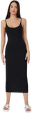 Women's Sleeveless Strappy Bodycon Pencil Plain Casual Long Maxi Cami Dress