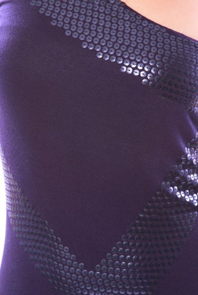 Sequin One Shoulder Dress