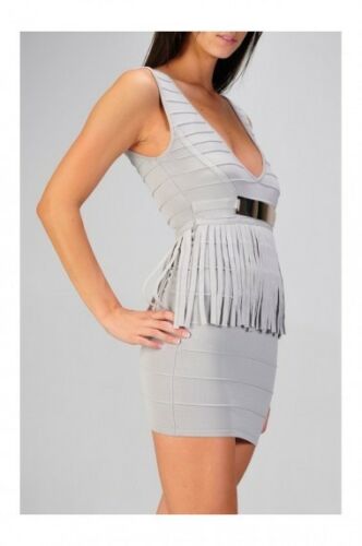white peplum bandage dress White
